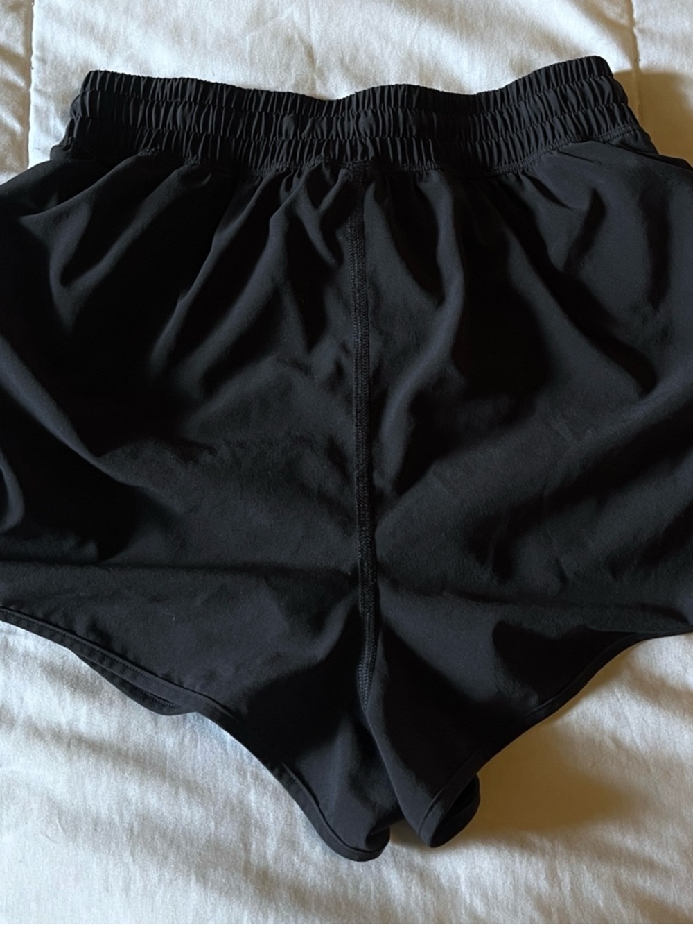 Lululemon Black Side Cinch High Rise Lined Shorts Womens size XXS - Picture 7 of 11